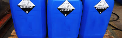 corrosive hazard