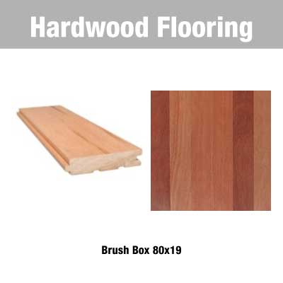 BRUSH BOX  T&G FLOORING END MATCHED 80 x 19mm SELECT