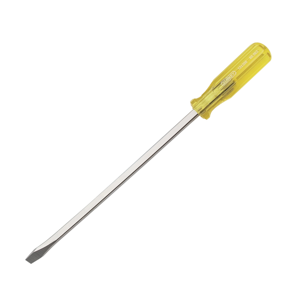 STANLEY SCREWDRIVER ACETATE SQ SHNK SLOTTED 12 x 300mm 65-563