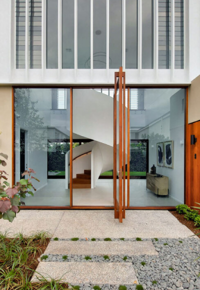 Timber Pivot Doors