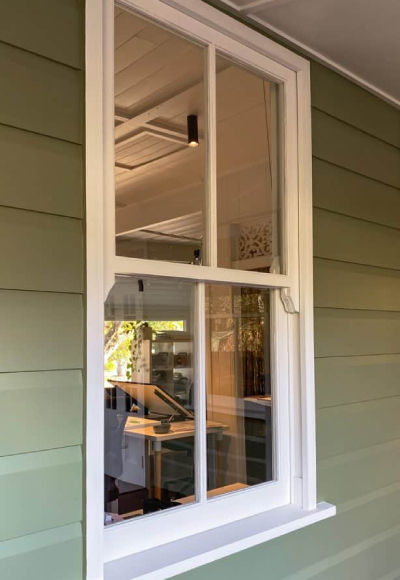 Timber Double Hung Windows