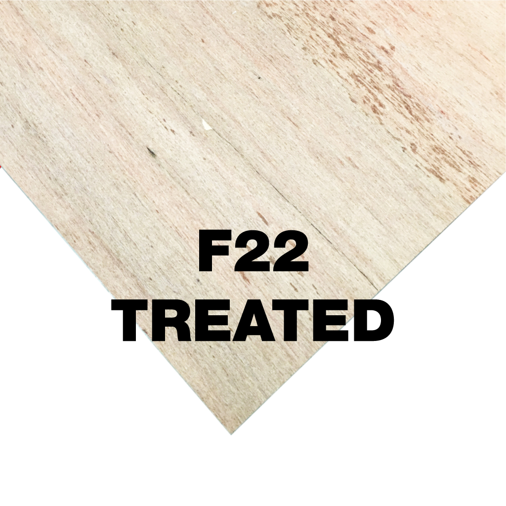 F22 TREATED HARDWOOD BRACING PLY | 2440 x 1200 x 4mm