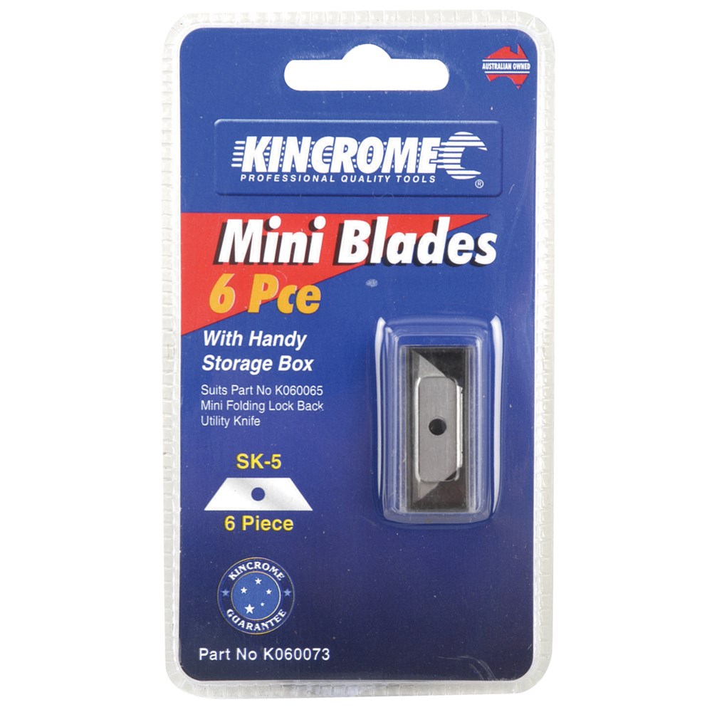 KINCROME REPLACEMENT BLADES | MINI 6 PCE K060073