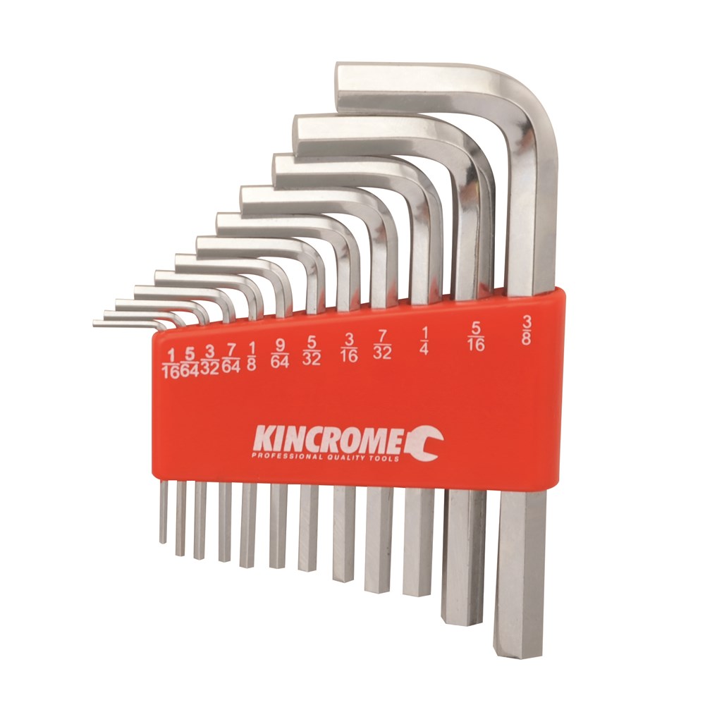KINCROME HEX KEY SET CHROME | IMPERIAL 12 PCE K5110