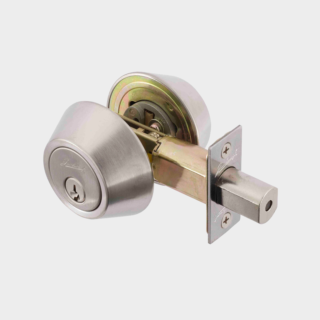 GAINSBOROUGH ROUND DEADBOLT DOUBLE CYL |  SATIN STAINLESS