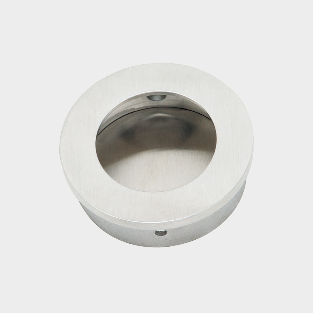 FLUSH PULL ROUND  60 x 35mm STAINLESS STEEL 1963SSS-01