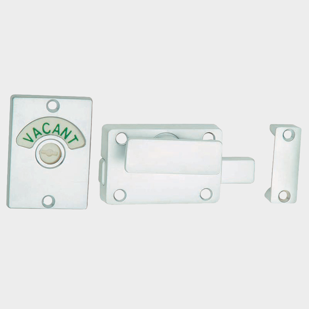 INDICATOR BOLT WITH SLOTTED BUTTON SATIN CHROME 1461