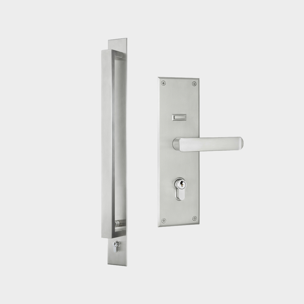 GAINSBOROUGH TRILOCK OMNI ALLURE | DOUBLE CYLINDER SATIN STAINLESS