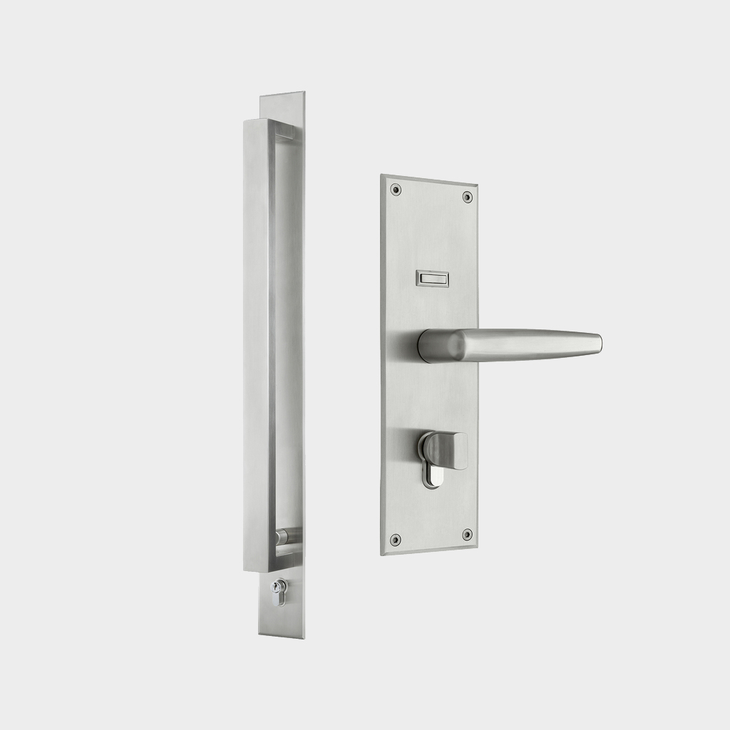GAINSBOROUGH TRILOCK OMNI ROCHAS | SINGLE CYLINDER SATIN STAINLESS