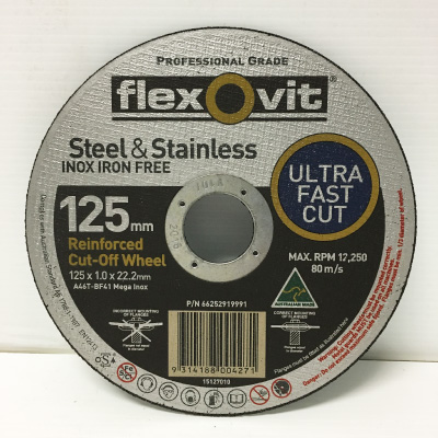 FLEXOVIT METAL CUT OFF DISC | 100 x 1.0 x 16mm