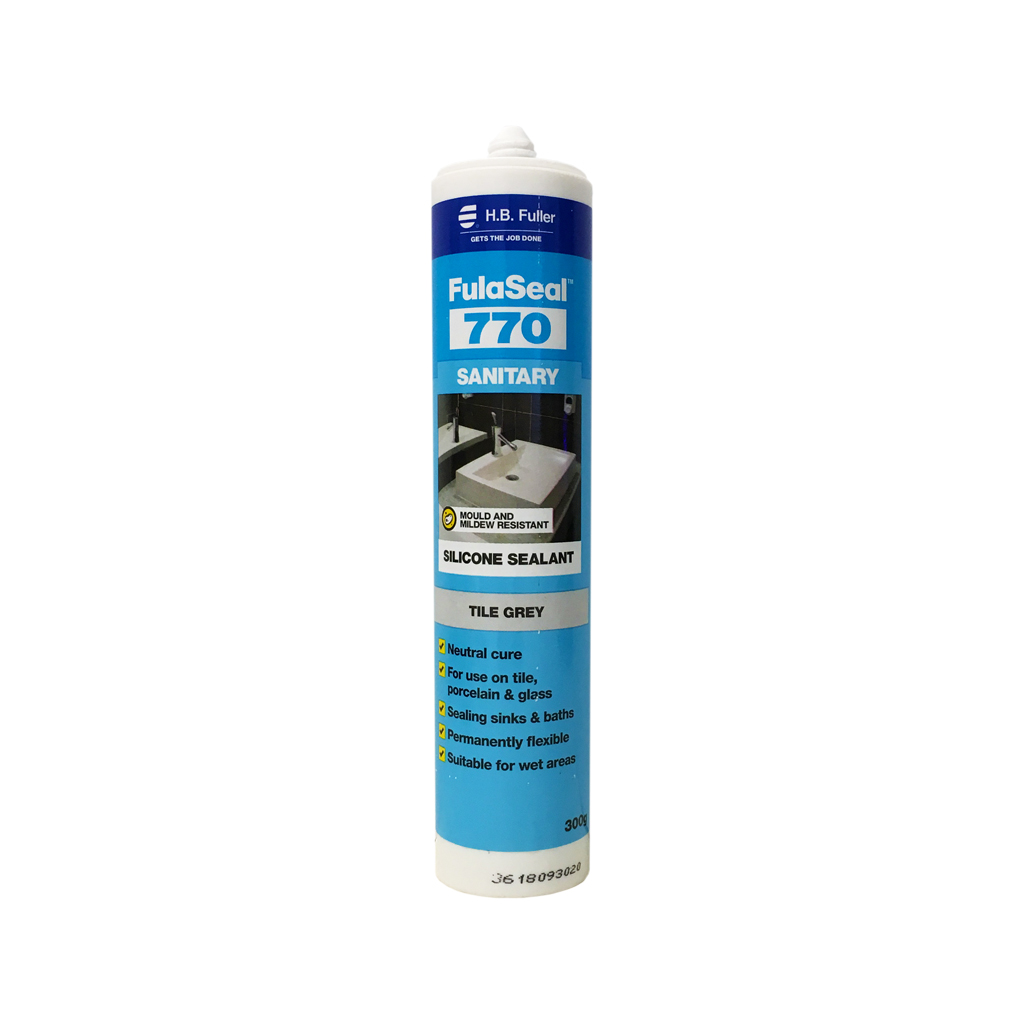 FULLER 770 SANITARY SILICONE NEUTRAL CURE 300g | WHITE
