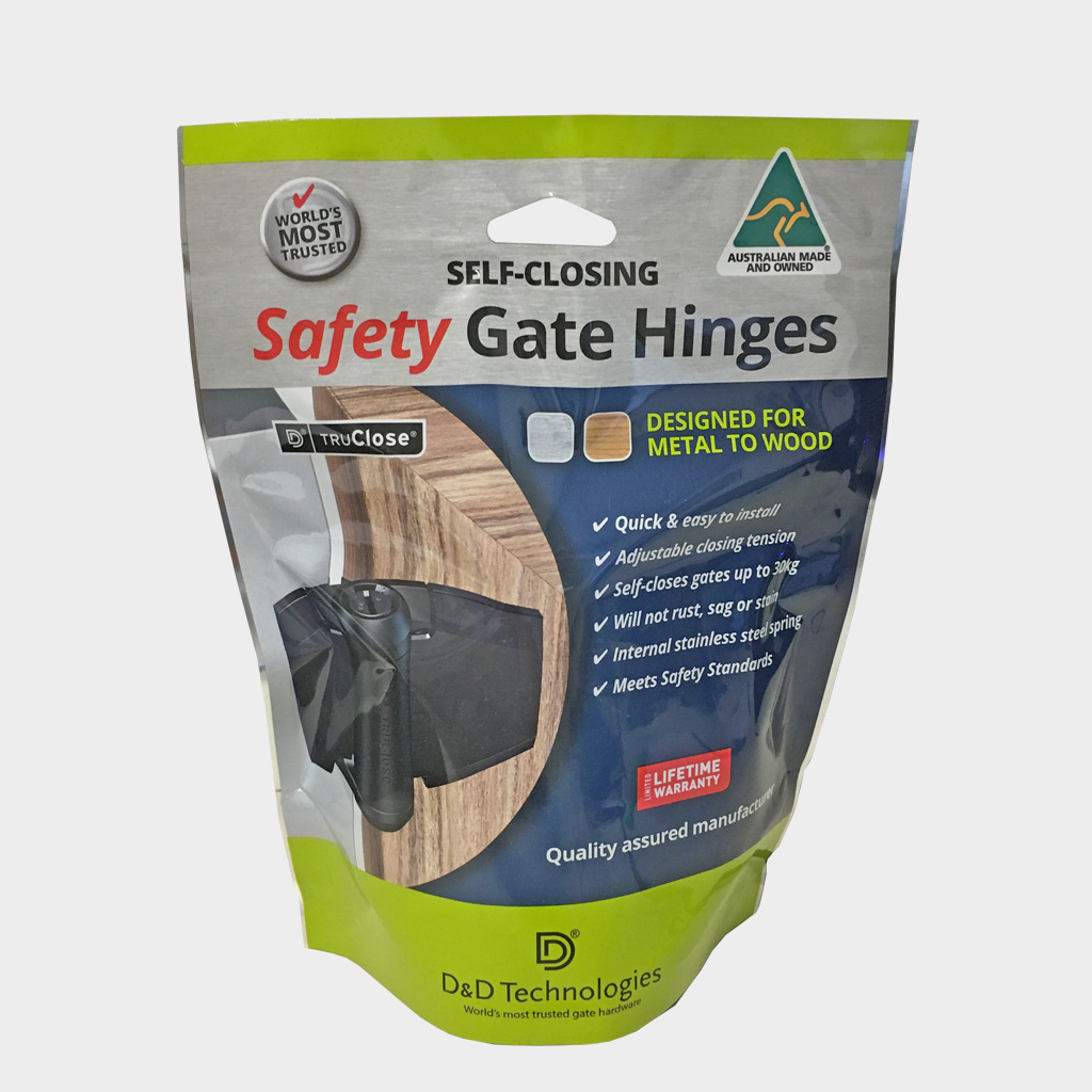 GATE HINGE TRU CLOSE SELF CLOSE METAL TO WOOD