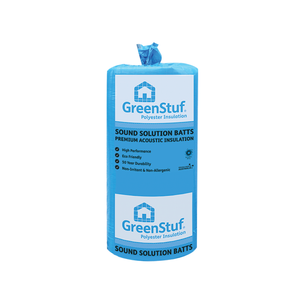 SOUND SOLUTION INSULATION GREENSTUF R2.5 | 1160 x 580 x 100mm PACK OF 8