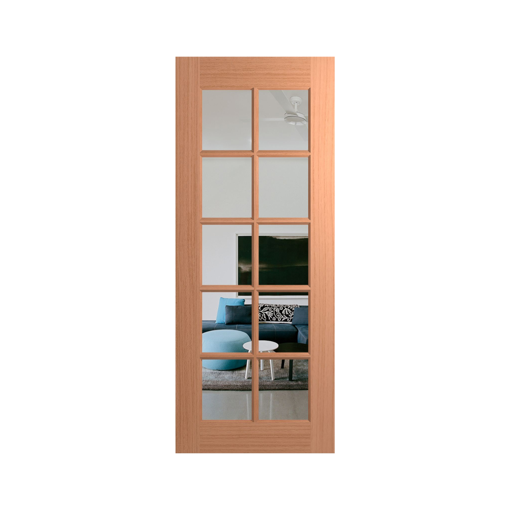 HUME JOINERY DOOR 10 LITE SPM | JST10 2040 x 820 x 40 CLEAR