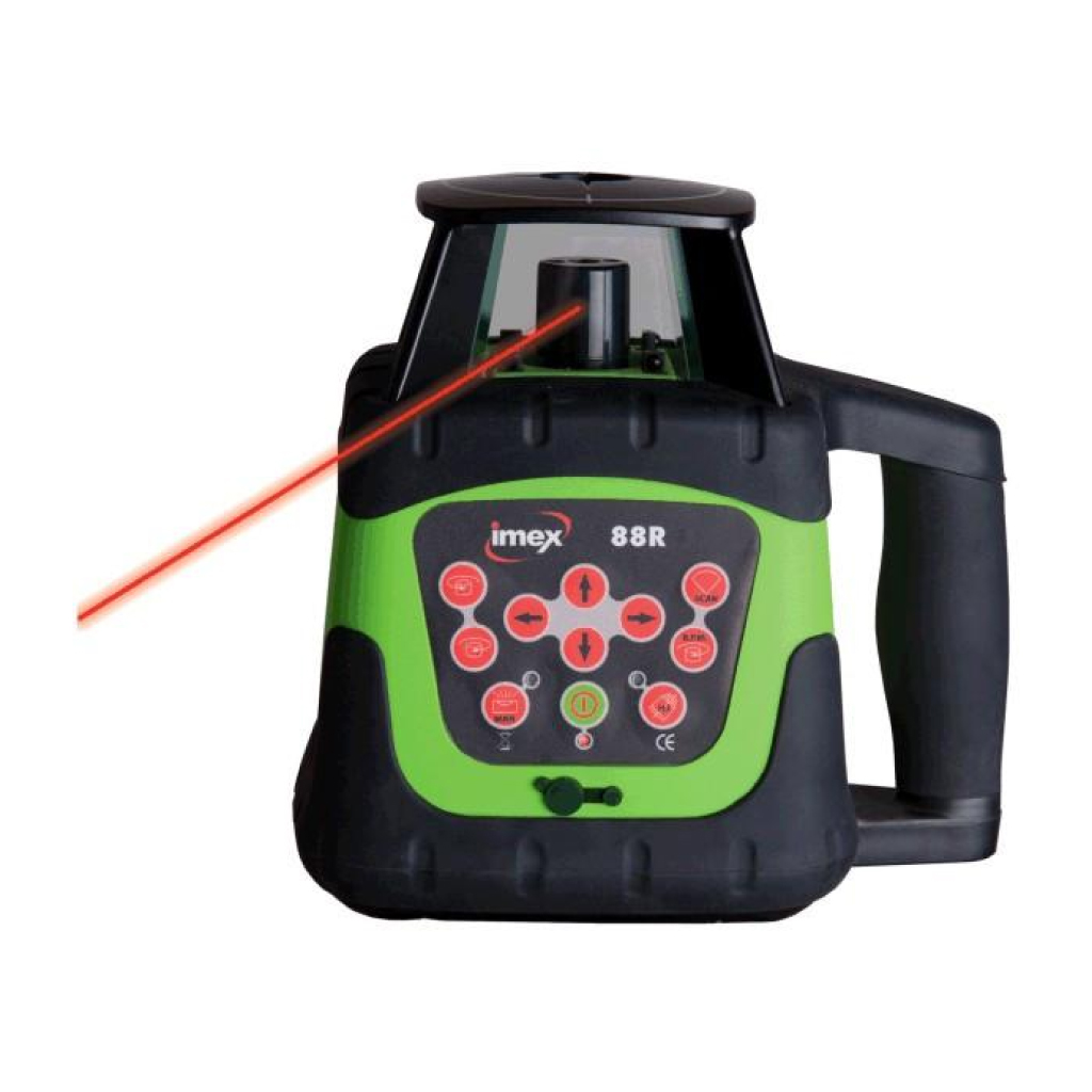 IMEX ROTATING LASER LEVEL 88RS INCLUDING TRIPOD & STAFF