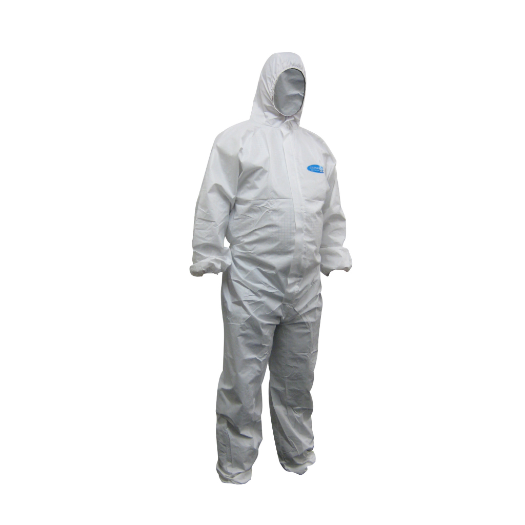 MAXISAFE COVERALLS DISPOSABLE WHITE | XL