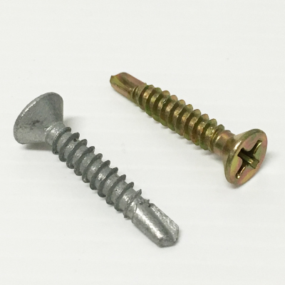 CSK PLAIN HEAD METAL SCREW | 10G x 25mm GAL PACK 50