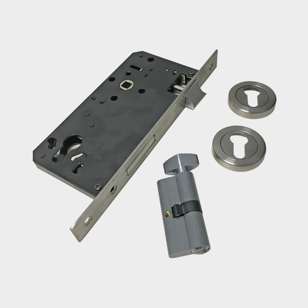 SCHLAGE MORTICE LOCK RND EUSCUTCHEON SINGLE CYLINDER