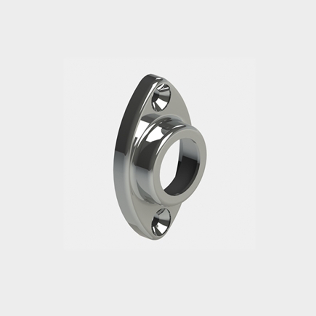 ROUND TUBE END SUPPORT SOCKET 19mm
