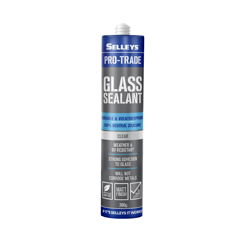 SELLEYS PRO-TRADE GLASS SILICONE 300G | BLACK