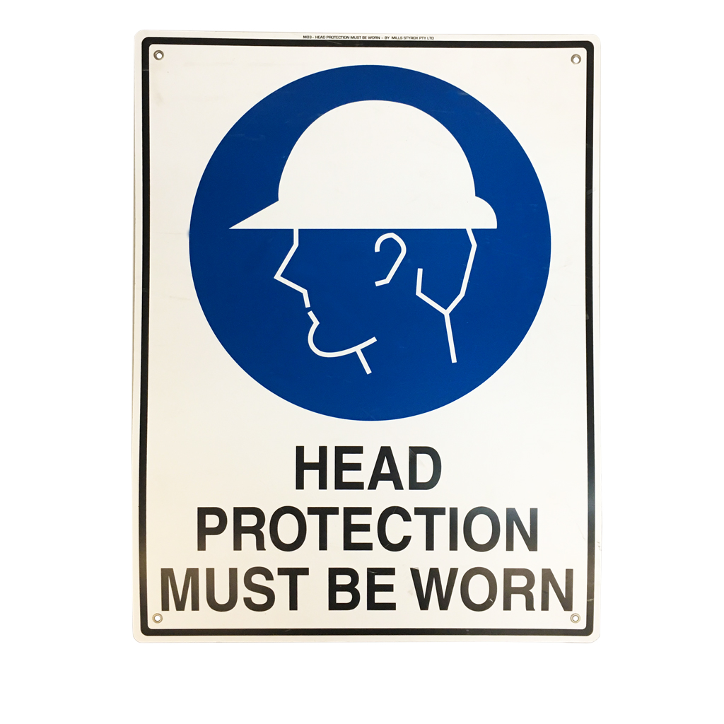HEAD PROTECTION SIGN