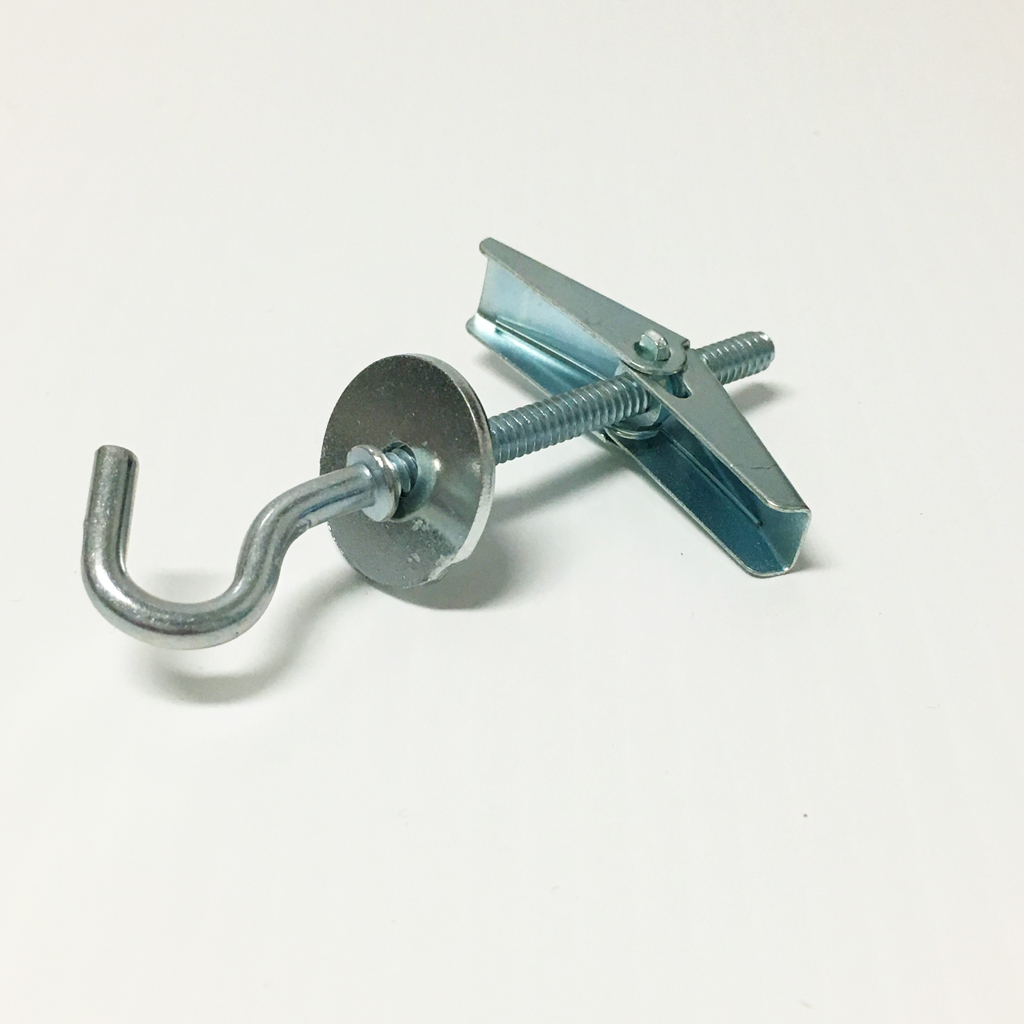RAMSET SPRING TOGGLE ZINC CUP HOOK PACK 2