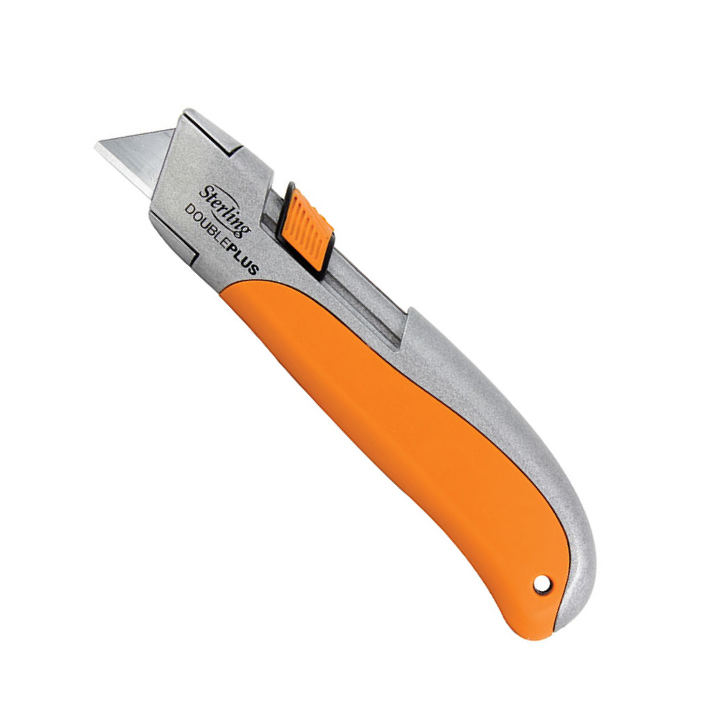 STERLING SAFETY KNIFE DOUBLE PLUS SELF RETRACTING 417-1