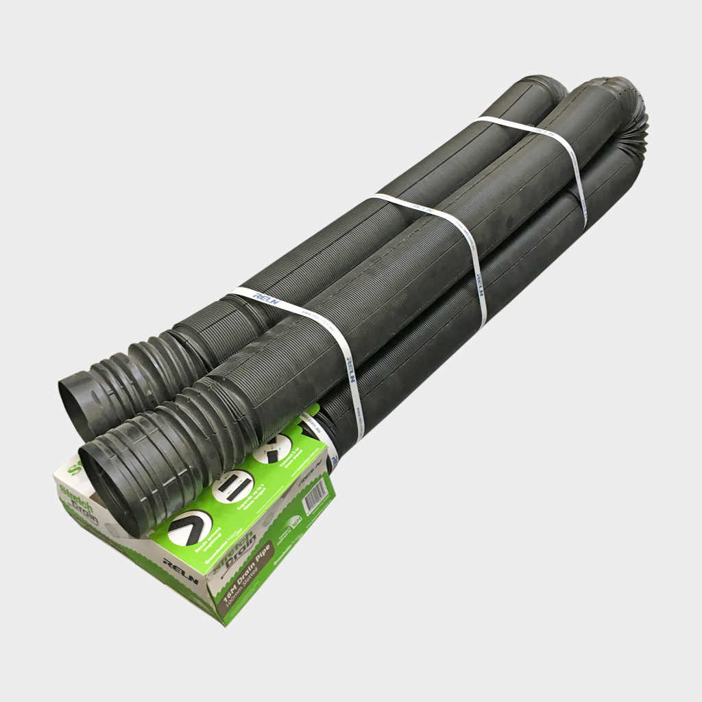 STRETCH DRAIN 100mm x 16m