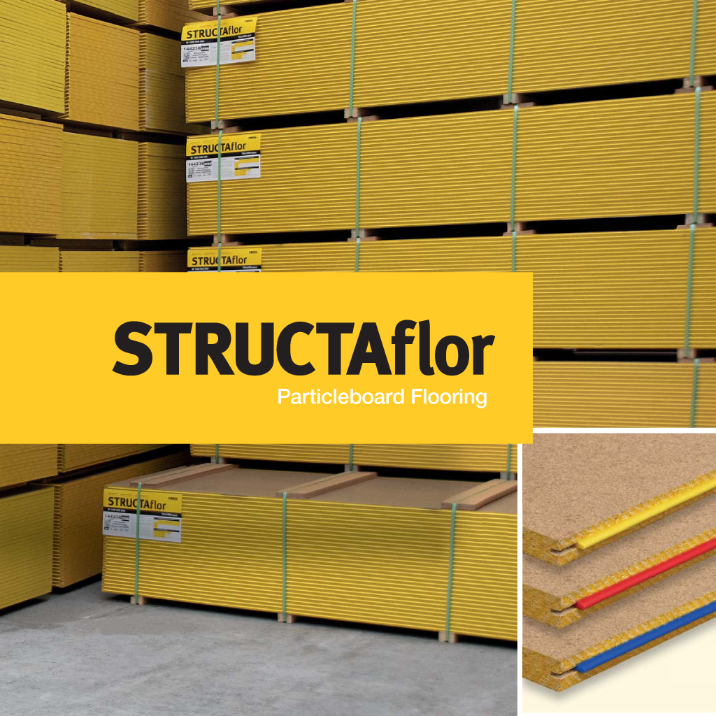 STRUCTAFLOR GENERAL PURPOSE PARTICLEBOARD FLOORING 3600 x 800 |  19mm YELLOW TONGUE