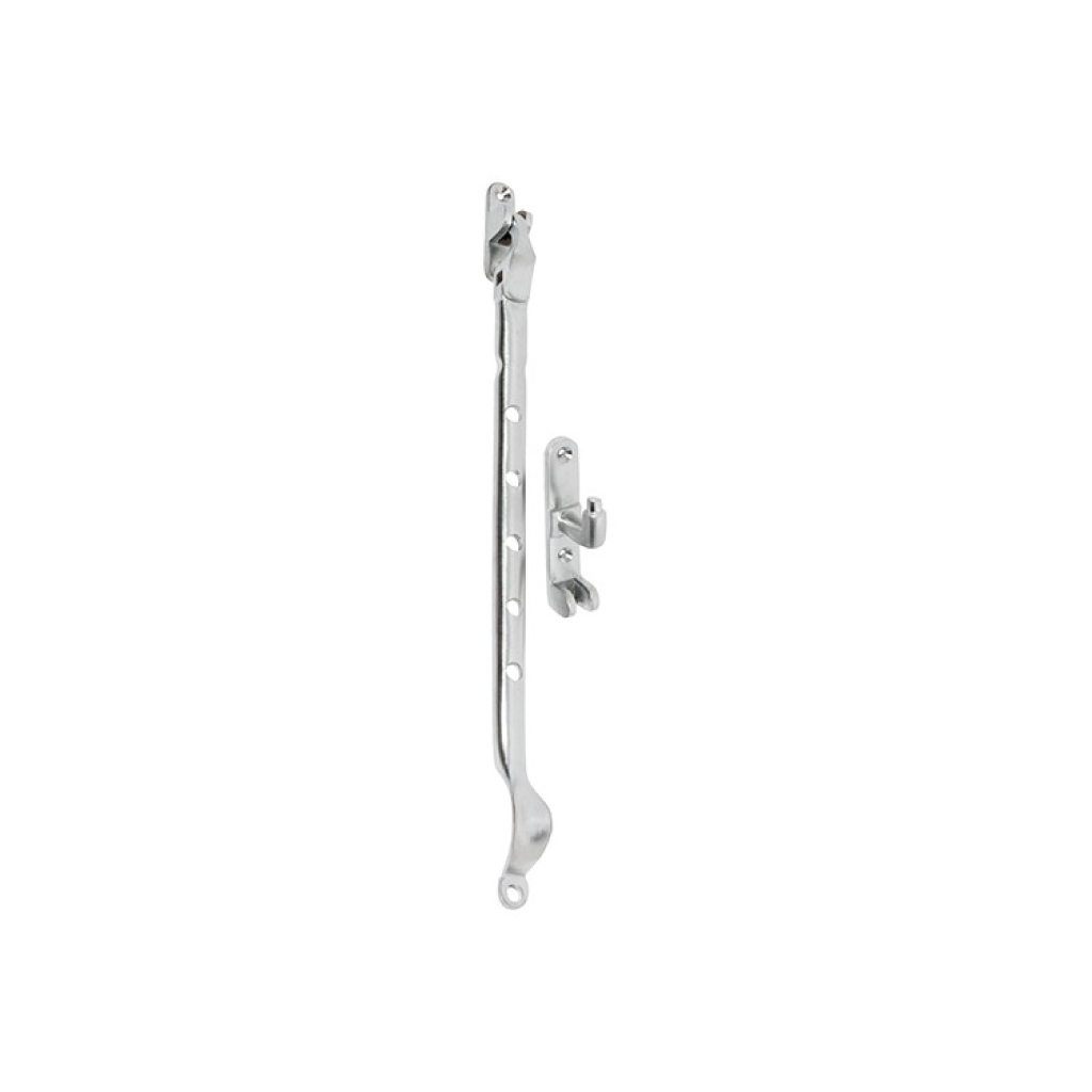 TRADCO CASEMENT STAY SIDE MOUNT 300mm | SATIN CHROME 1726