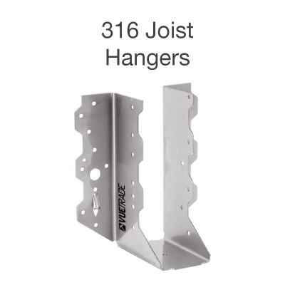 JOIST HANGER 316 STAINLESS | 35mm x 140mm