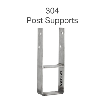 POST SUPPORT 304 STAINLESS | 450mm x 90mm