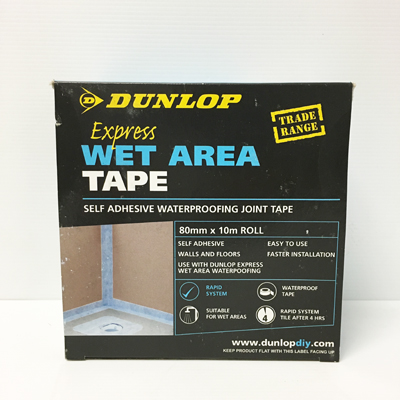 WET AREA WATERPROOFING TAPE 80mm x 20m ROLL