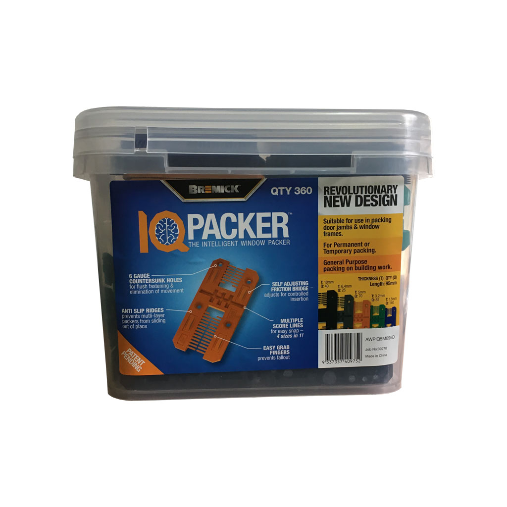 WINDOW PACKER IQ  MIXED PACK | 1.5mm - 10mm x 95mm BOX OF 360